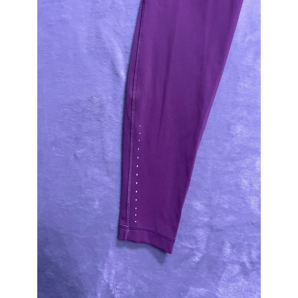Lululemon Purple Speed Up High Rise Tight 28 Reflective Running Leggings Mens 6
